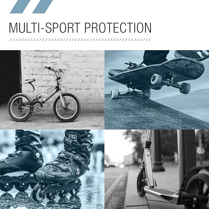 80Six Kids Multi-Sport Pad Set with Wristguards, Elbow Pads, and Knee Pads, Designed by Industry Leading Brand Triple 8